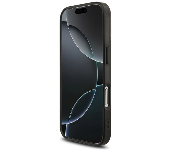 AMG Double Layer Transparent Graphics MagSafe do iPhone 17 czarny