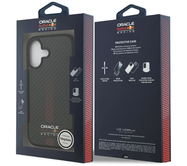 Red Bull Racing Kevlar Powerbar MagSafe do iPhone 17 czarny