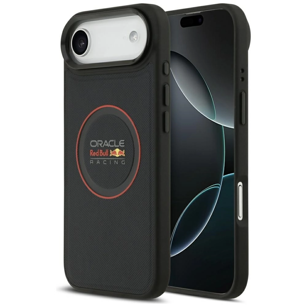 Etui Red Bull Racing Meshed Red Ring & Metal Buttons MagSafe do iPhone Air Granatowy
