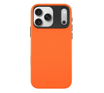 Etui Yaxo Leather Gear Slim Case MagSafe do iPhone 17 Pro Pomarańczowy