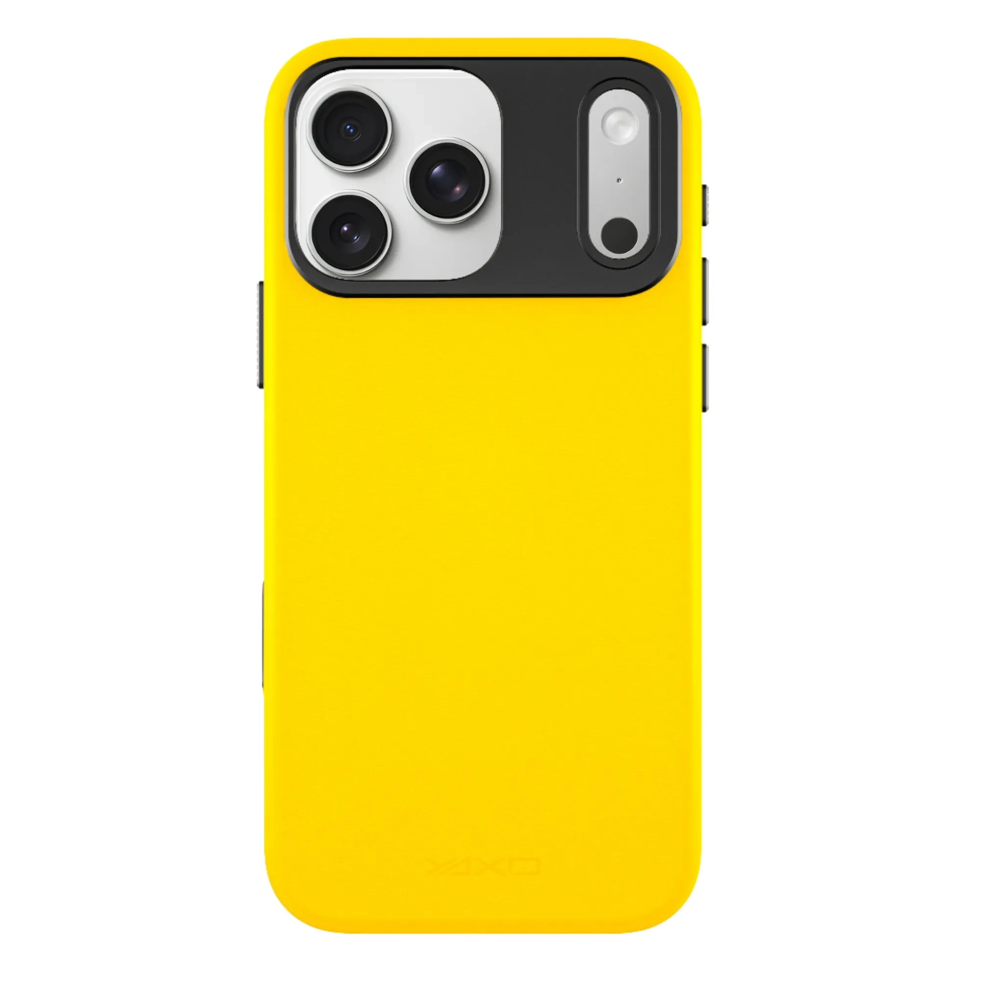 Etui Yaxo Leather Gear Slim Case MagSafe do iPhone 17 Pro Max Żółty