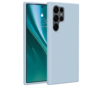 Etui Etteri Silicone Case Galaxy S23 Ultra Niebieski
