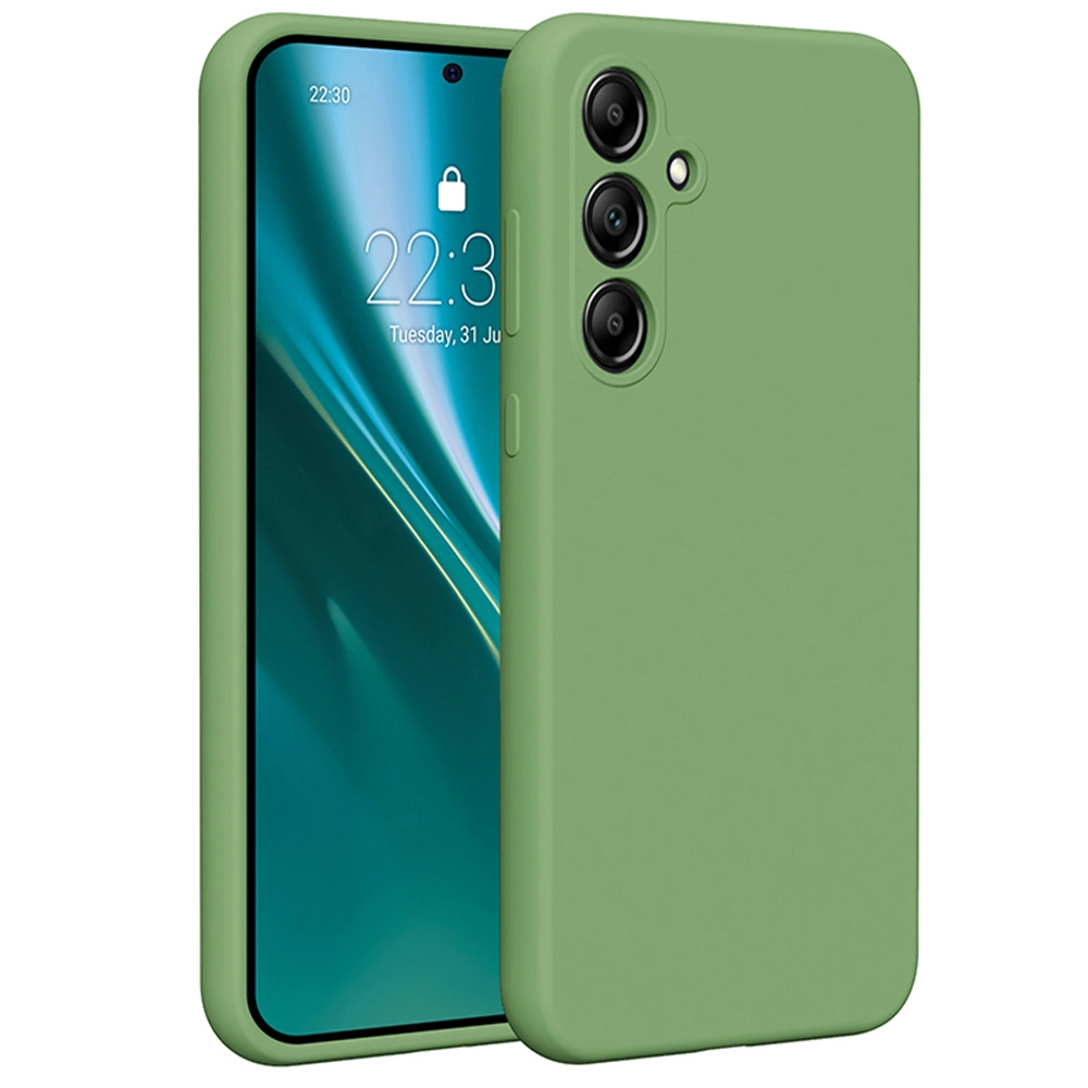 Etui Etteri Silicone Case do Galaxy A35 5G Zielony