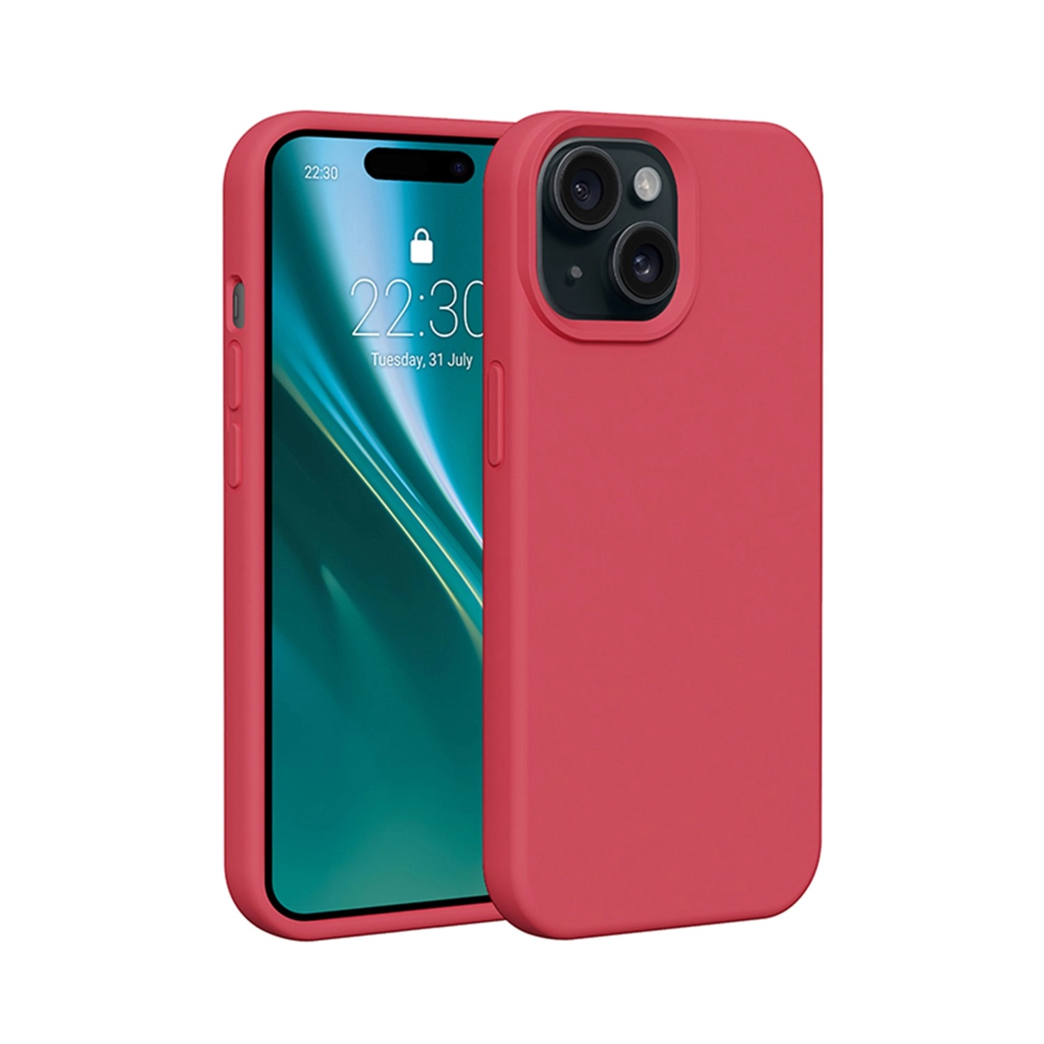 Etui Etteri Silicone Case do iPhone 13 Malinowy