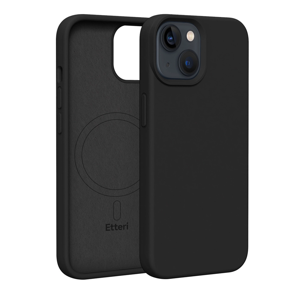 Etui Etteri Silicone Case do iPhone 13 Czarny
