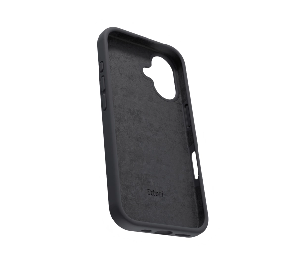 Etteri Silicone Case do iPhone 16 Plus Czarny