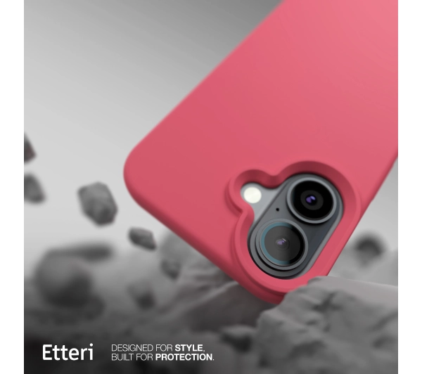 Etteri Silicone Case do iPhone 16 Malinowy