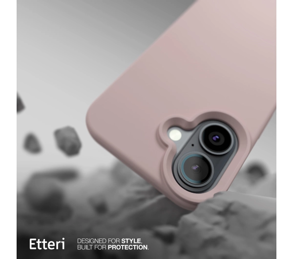 Etteri Silicone Case do iPhone 16 Różowy