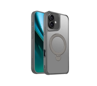 Etteri Matt Mag Ring do iPhone 16 Plus Szary