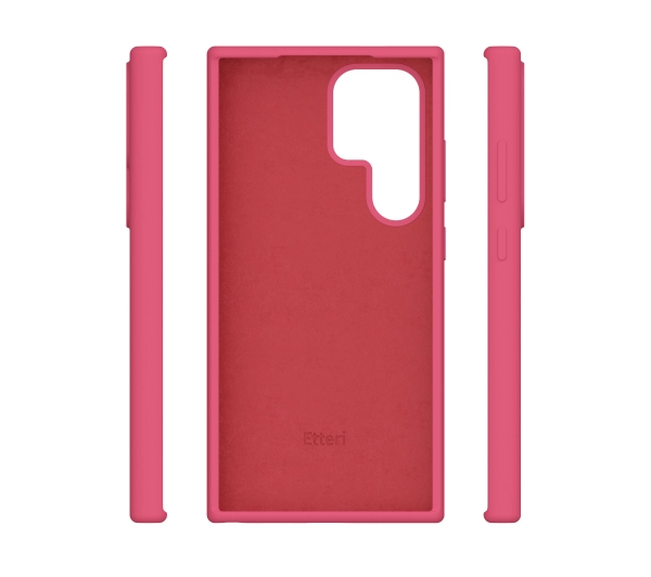 Etteri Silicone Case do Galaxy S25 Ultra Malinowy