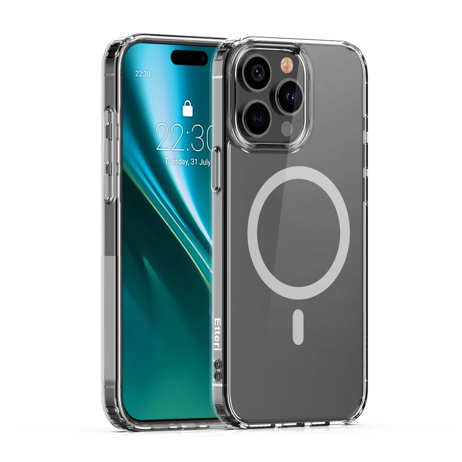Etui Etteri Color Mag do iPhone 15 Pro Max Szary
