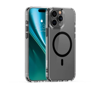 Etui Etteri Color Mag do iPhone 15 Pro Max Czarny