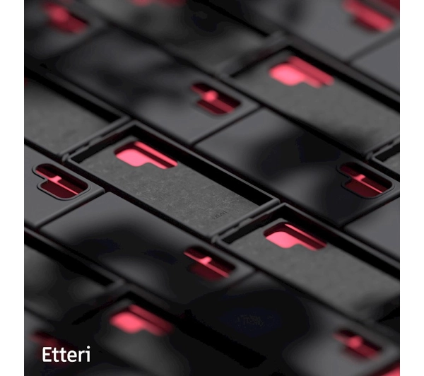 Etteri Silicone Case do Galaxy S25 Ultra Czarny