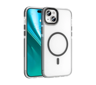 Etui Etteri Icy Mag do iPhone 15 Czarny