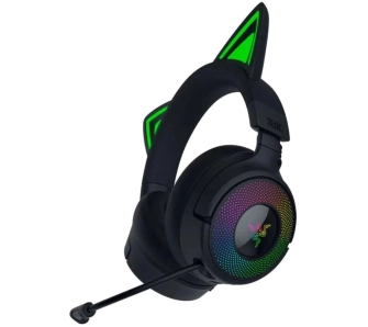 Słuchawki bezprzewodowe z mikrofonem Razer Kraken Kitty V3 Pro Nauszne Czarny
