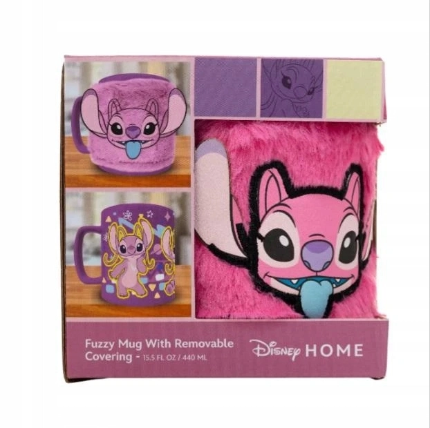 Kubek Pyramid Fuzzy Mug With Removable Covering Lilo & Stitch (Angel)