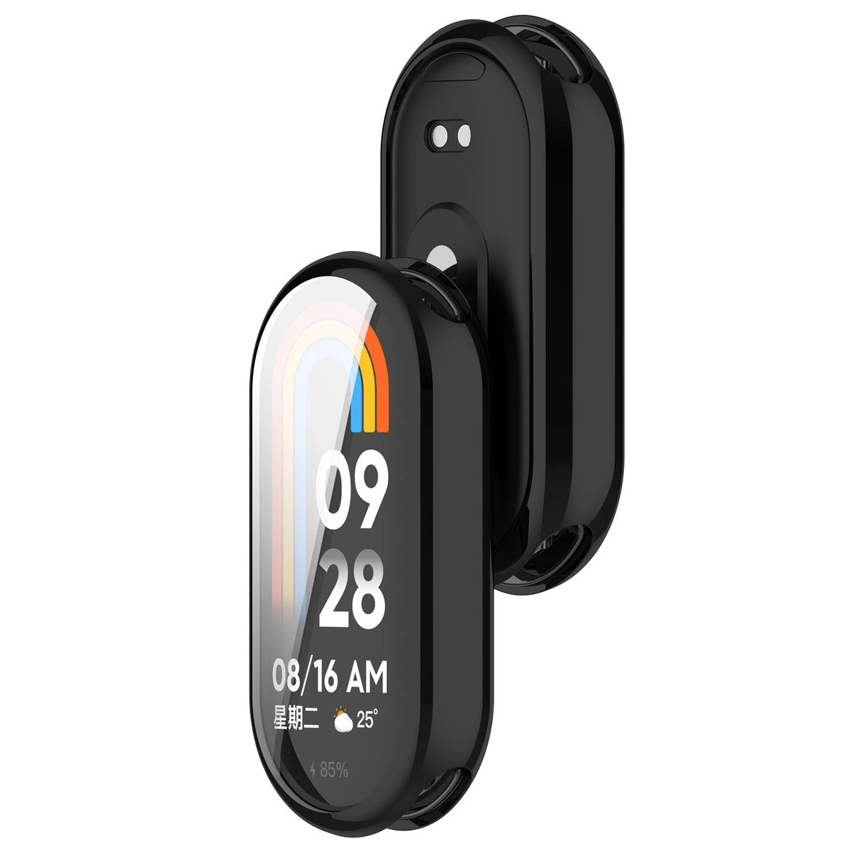 Nakładka na tarczę Bizon Felipe do Xiaomi Smart Band 10 czarny