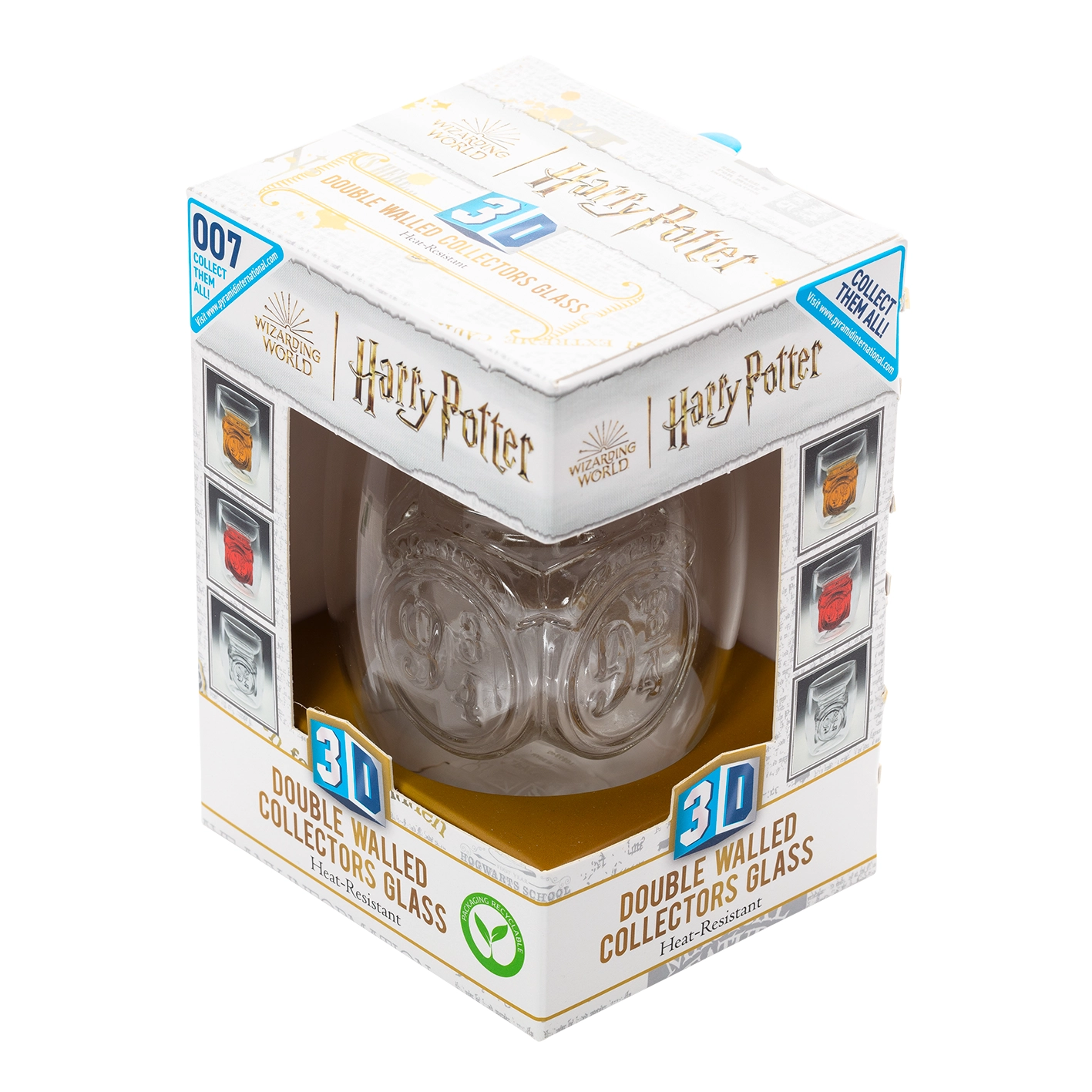 Szklanka Pyramid 3D Double Walled Collectors Glass) Harry Potter (Platform 9 3/4 Sign)