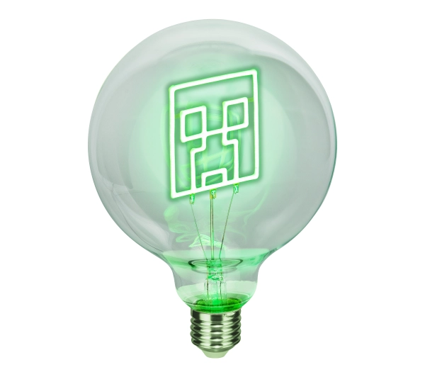 Paladone LED Neon Bulb E27 Minecraft Creeper