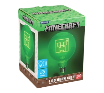 Żarówka Paladone LED Neon Bulb E27 Minecraft Creeper