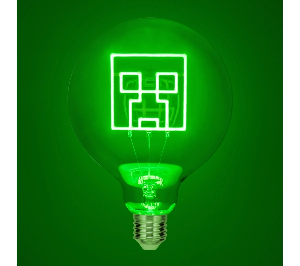 Paladone LED Neon Bulb E27 Minecraft Creeper