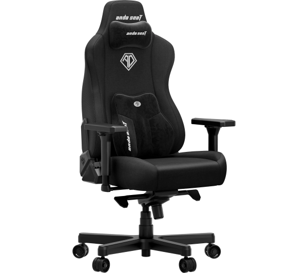 Anda Seat Kaiser 3E XL Gamingowy do 150kg Tkanina Czarny - Kup na Raty - RRSO 0%