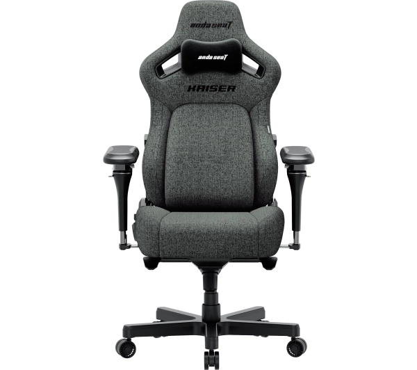 Anda Seat Kaiser 4 V2 XL Gamingowy do 150kg Tkanina Ciemnoszary