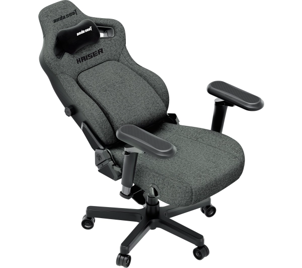 Anda Seat Kaiser 4 V2 XL Gamingowy do 150kg Tkanina Ciemnoszary - Kup na Raty - RRSO 0%