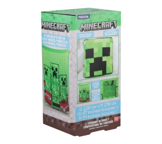 Paladone Minecraft Creeper Cushion / Blanket 2w1