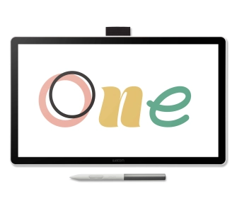Tablet graficzny Wacom One 14 Pen Display Biały