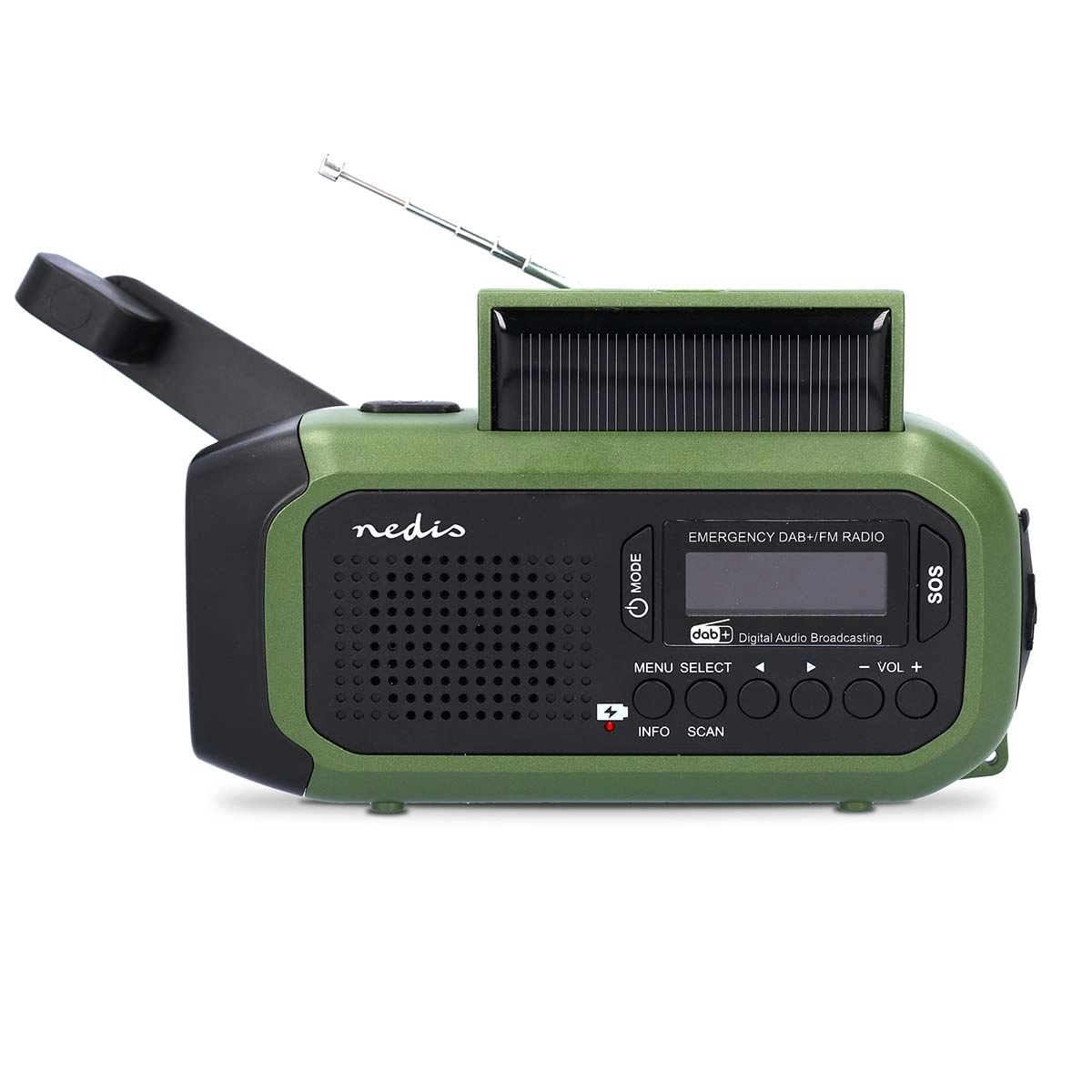 Radioodbiornik Nedis RDDBCR2000GN Radio DAB+ Zielony