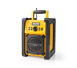 Nedis RDFM3100YW Radio FM Bluetooth Warsztatowe Żółto-czarny 