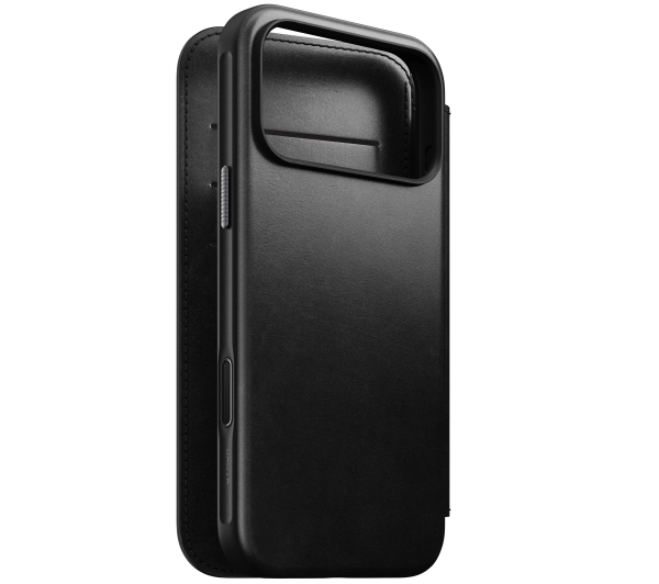 Nomad Modern Leather Folio do iPhone 17 Pro Max Czarny