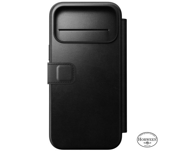 Nomad Modern Leather Folio do iPhone 17 Pro Max Czarny