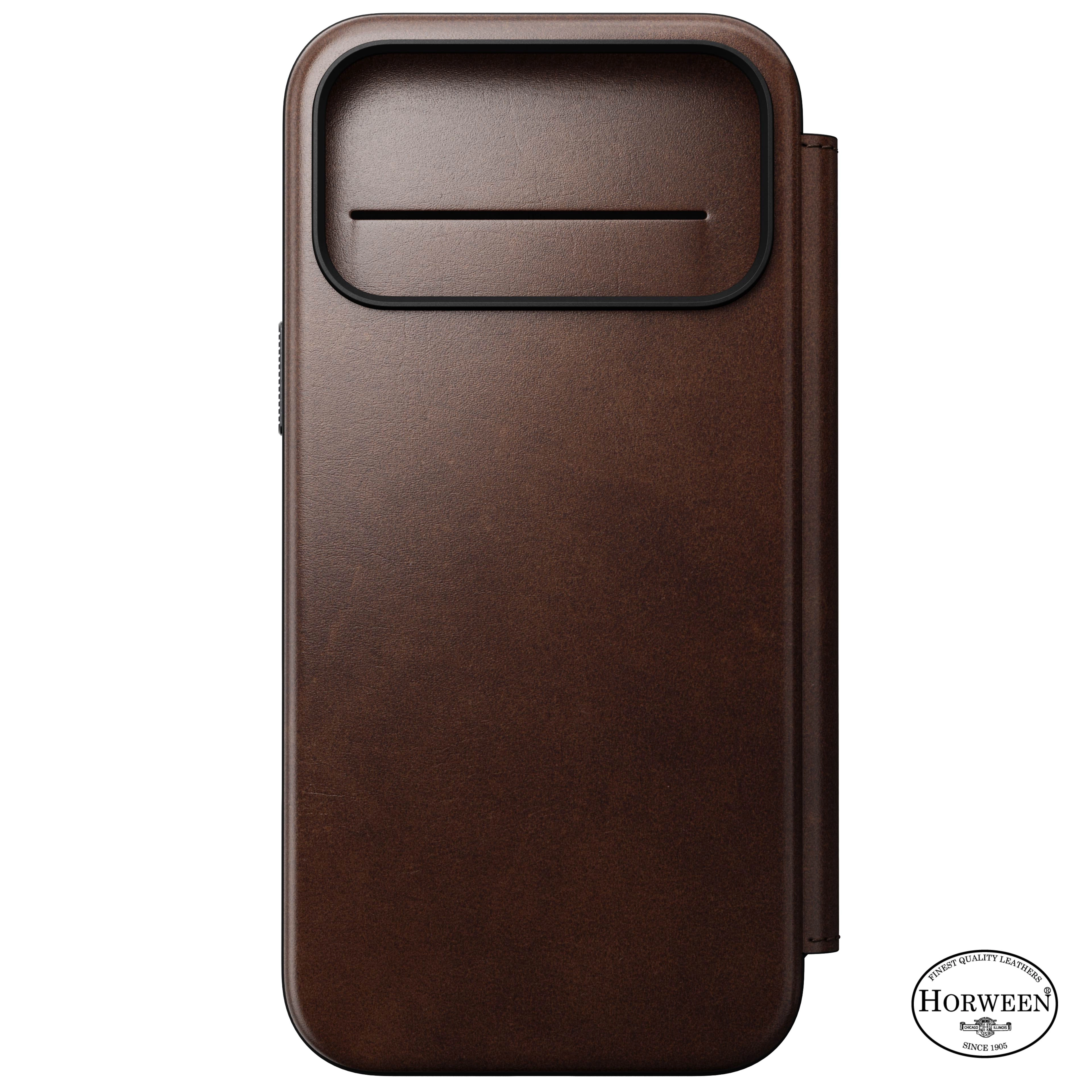 Etui Nomad Modern Leather Folio do iPhone 17 Pro Max Brązowy