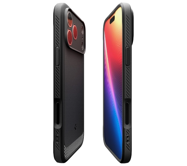 Spigen Rugged Armor Mag MagSafe do iPhone 17 Pro Czarny