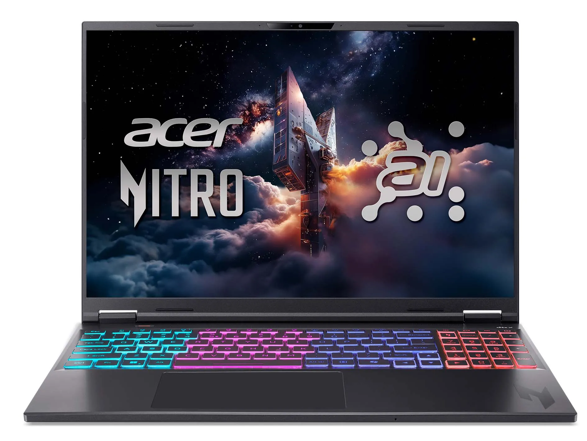 Laptop gamingowy Acer Nitro 16S AI AN16S-61 16" 180Hz Ryzen AI 9 365 16GB RAM 1TB Dysk SSD RTX5070 DLSS4 Czarny Funkcje AI