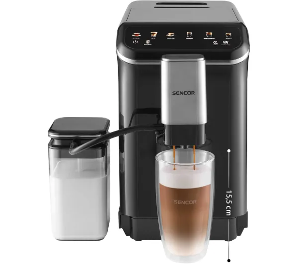 Ekspresy do kawy ciśnieniowe - Sencor SES 8100BK