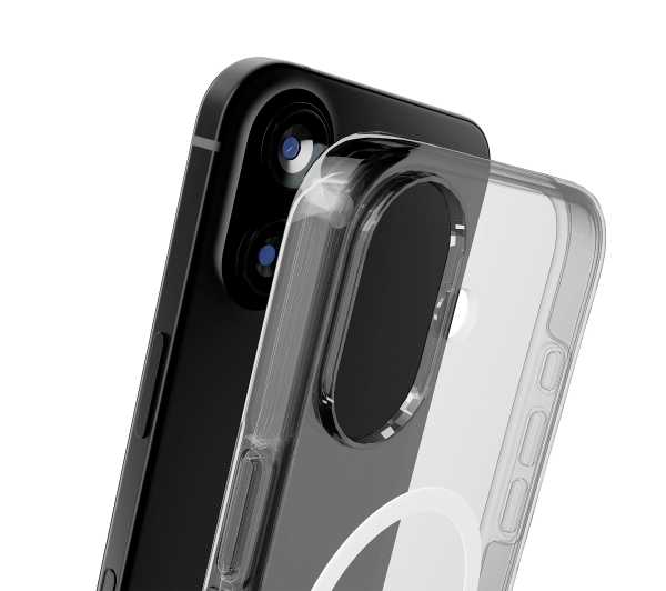 Puro Clear D3O do iPhone 17 Przezroczysty