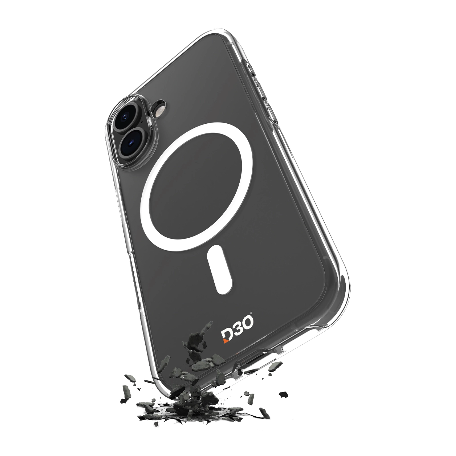 Etui Puro Clear D3O do iPhone 17 Przezroczysty