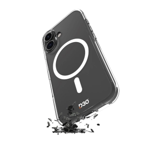 Etui Puro Clear D3O do iPhone 17 Przezroczysty