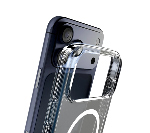 Puro D3O do iPhone 17 Pro Przeźroczysty