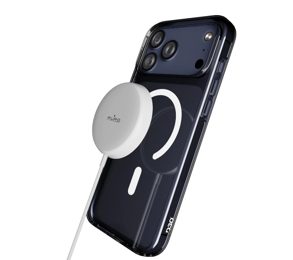 Puro D3O do iPhone 17 Pro Przeźroczysty