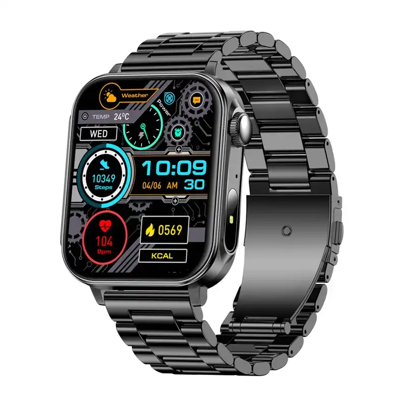 Smartwatch Colmi P80 Stalowy czarny