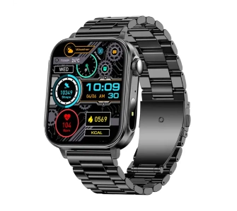 Smartwatch Colmi P80 Stalowy czarny