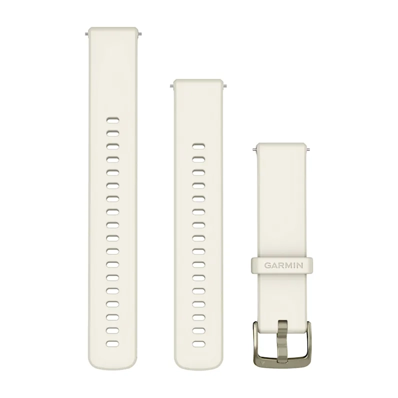 Pasek Garmin Silikonowy 18mm Kremowy