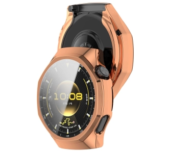 Nakładka na tarczę Bizon Felipe do Huawei Watch GT6 Pro 46mm Różowo-złoty