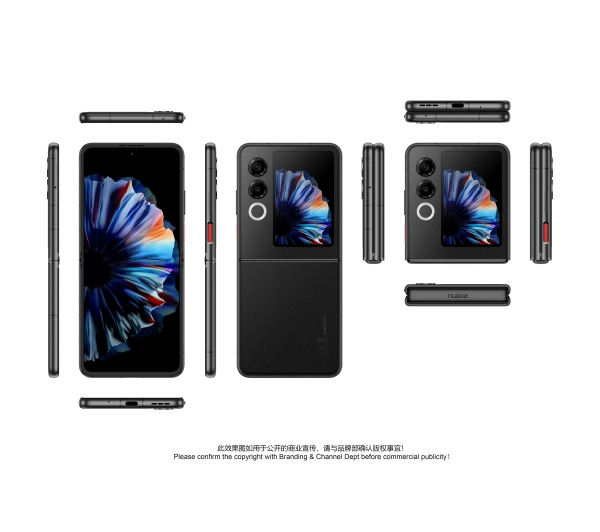 Nubia Flip 2 5G 8/256GB 6,9" 120Hz 50Mpix Czarny - Kup na Raty - RRSO 0%