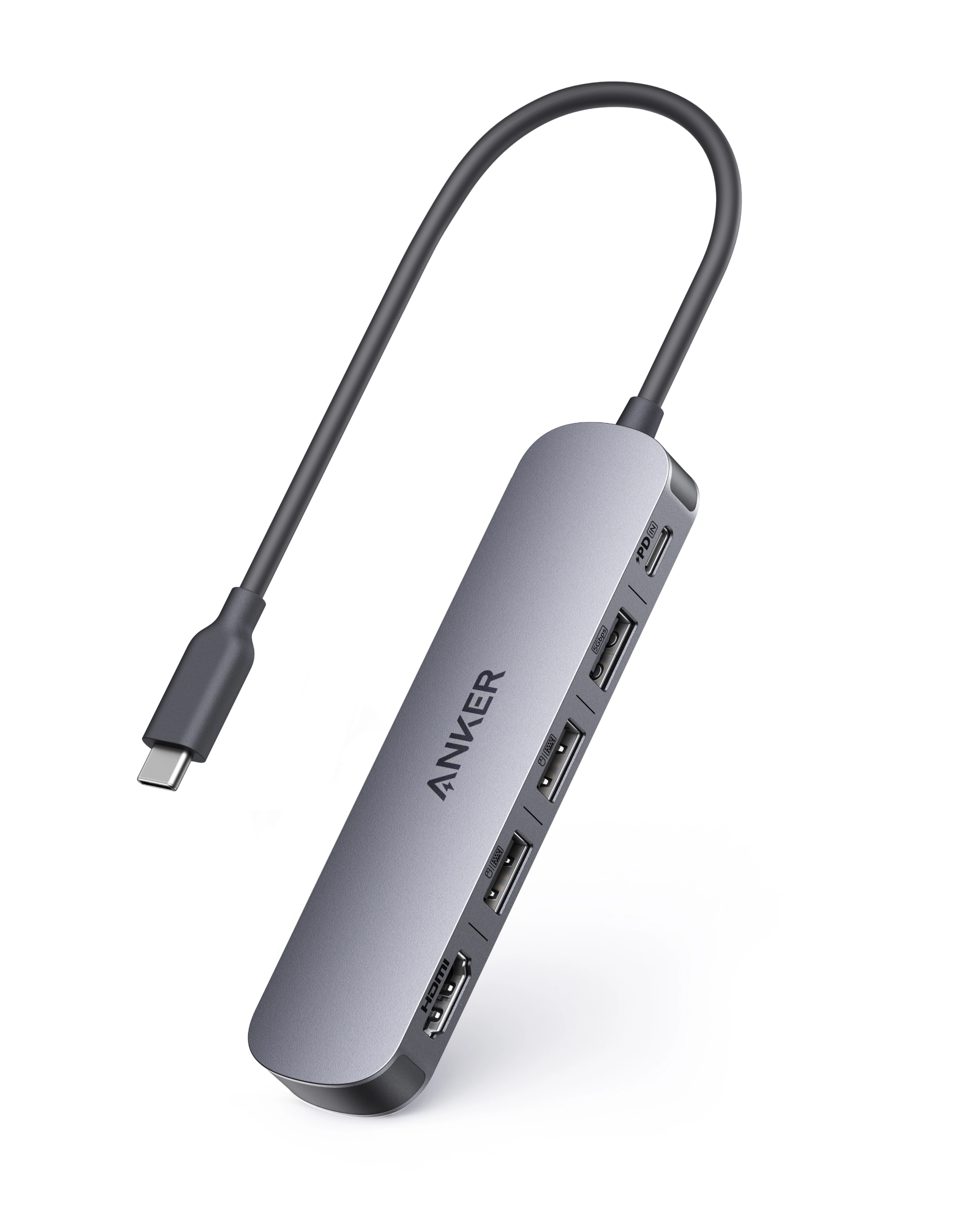 Hub USB Anker PowerExpand A8357HA0 5w1 USB-C Szary