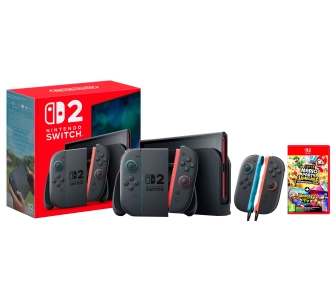 Konsola Nintendo Switch 2 Joy-Con Czarny + Joy-Con 2 Pair (2szt) + Super Mario Party Jamboree＋ Jamboree TV
